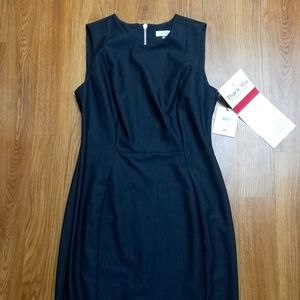 Calvin Klein Denim Sheath Dress Blu Size 6